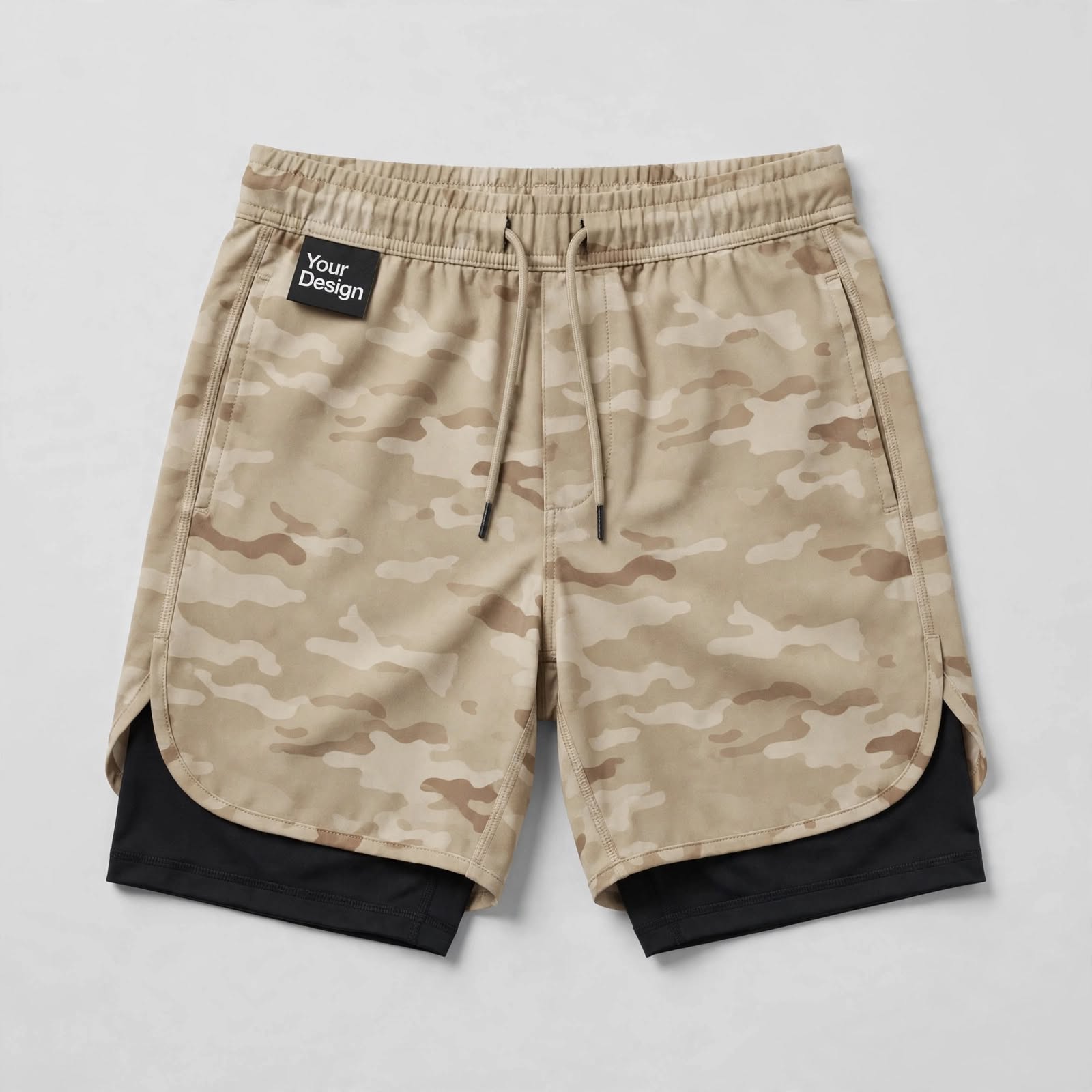 Double Layered Fitness Shorts – Inner Compression